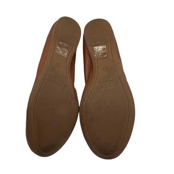 J. Crew Brown Ballet Flats Size 5 Women’s - Picture 9 of 10